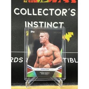 2025 Topps John Cena Commemorative Collection Makes WWE Debut Silver #41/125